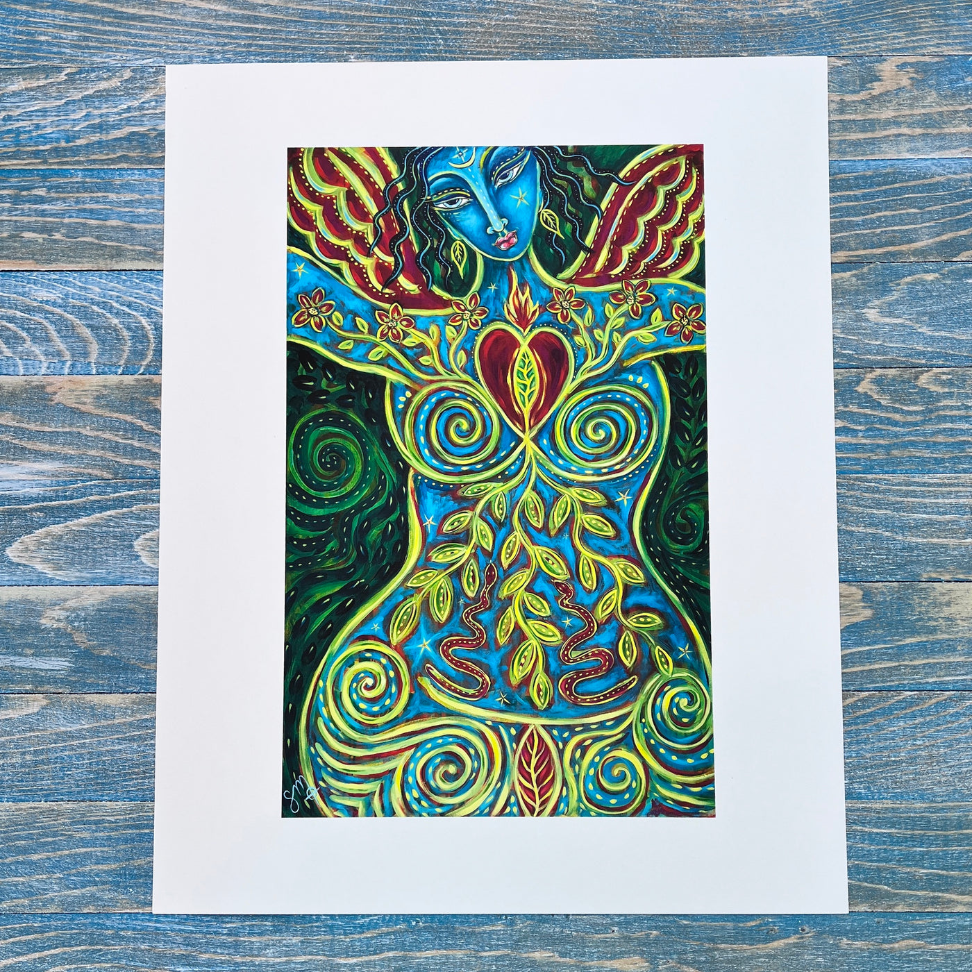 Blooming Goddess Art Print