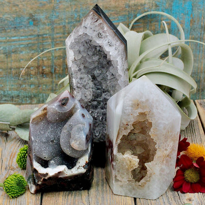 Agate Druzy Tower F