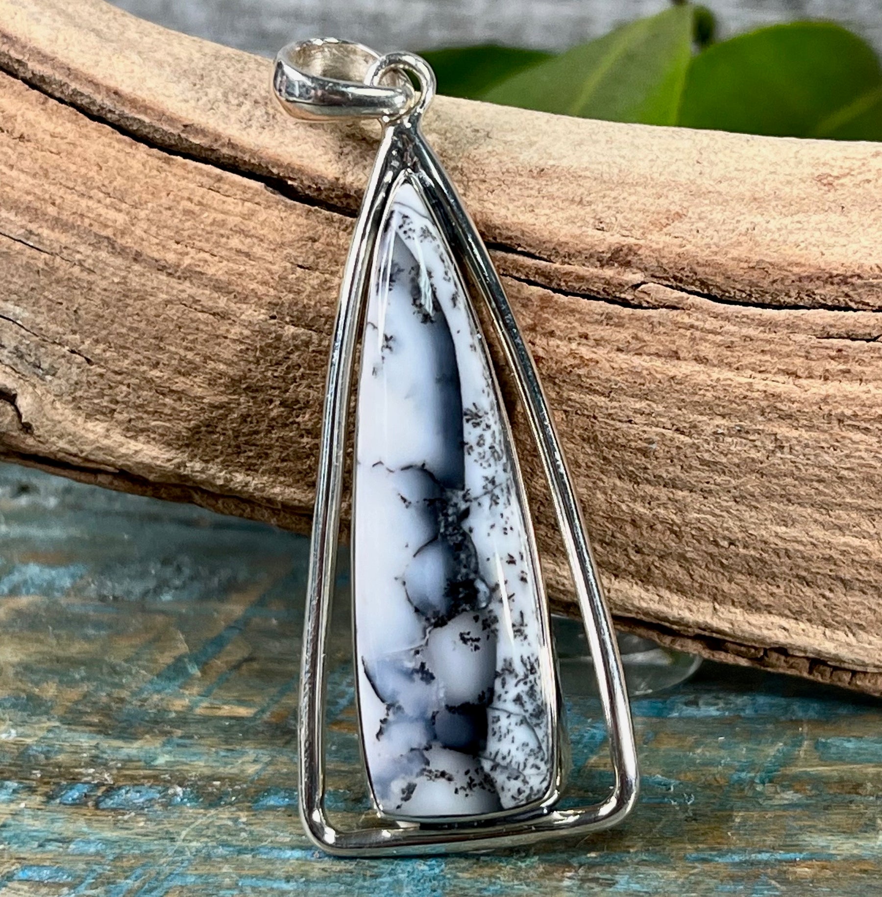 Dendritic Agate pendant