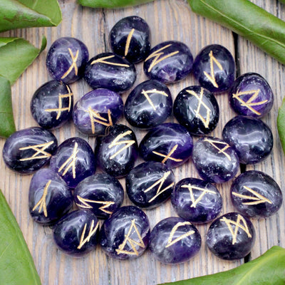 Amethyst Rune Stones