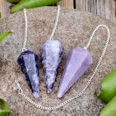 Lepidolite Pendulum