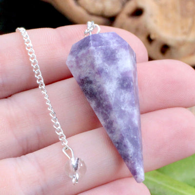 Lepidolite Pendulum