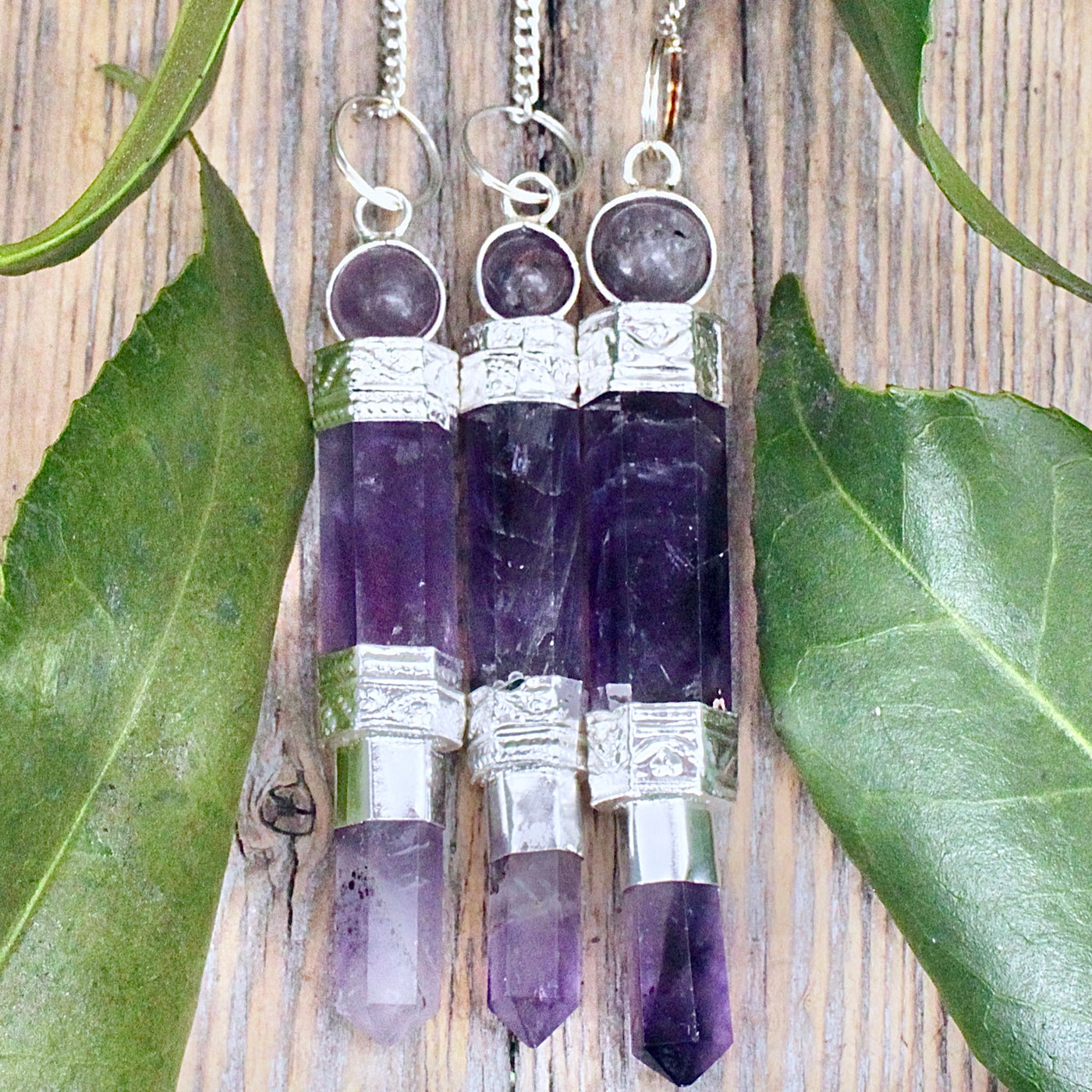 Amethyst Wand Pendulum