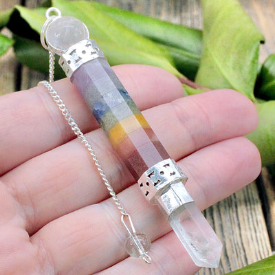 Chakra with Quartz Point Pendulum