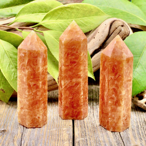 Orange Calcite towers