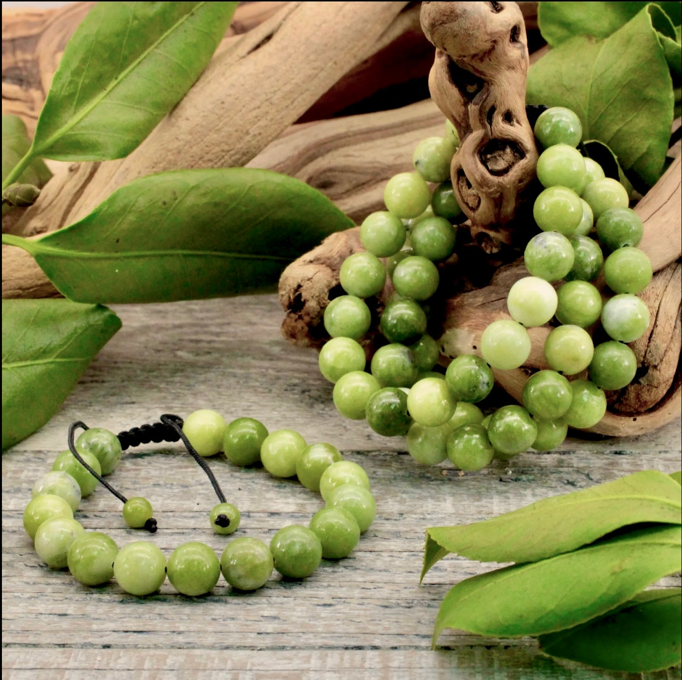 Chinese Jade Adjustable Bracelet