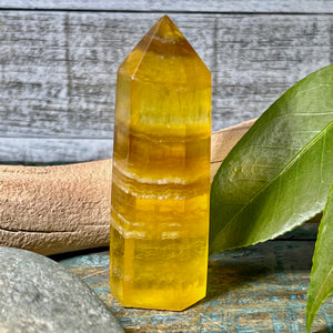 Yellow Fluorite Tower