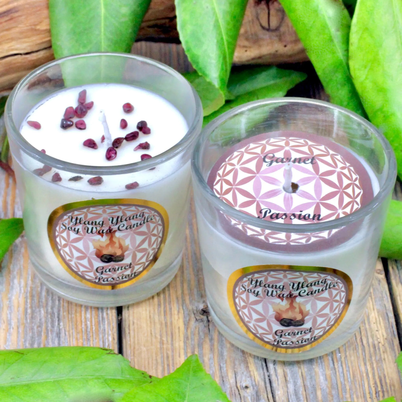 Passion Soy Candle - Ylang Ylang with Garnet