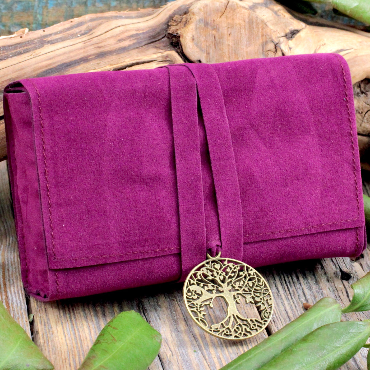 Tarot Deck Bag with Pentacle Charm