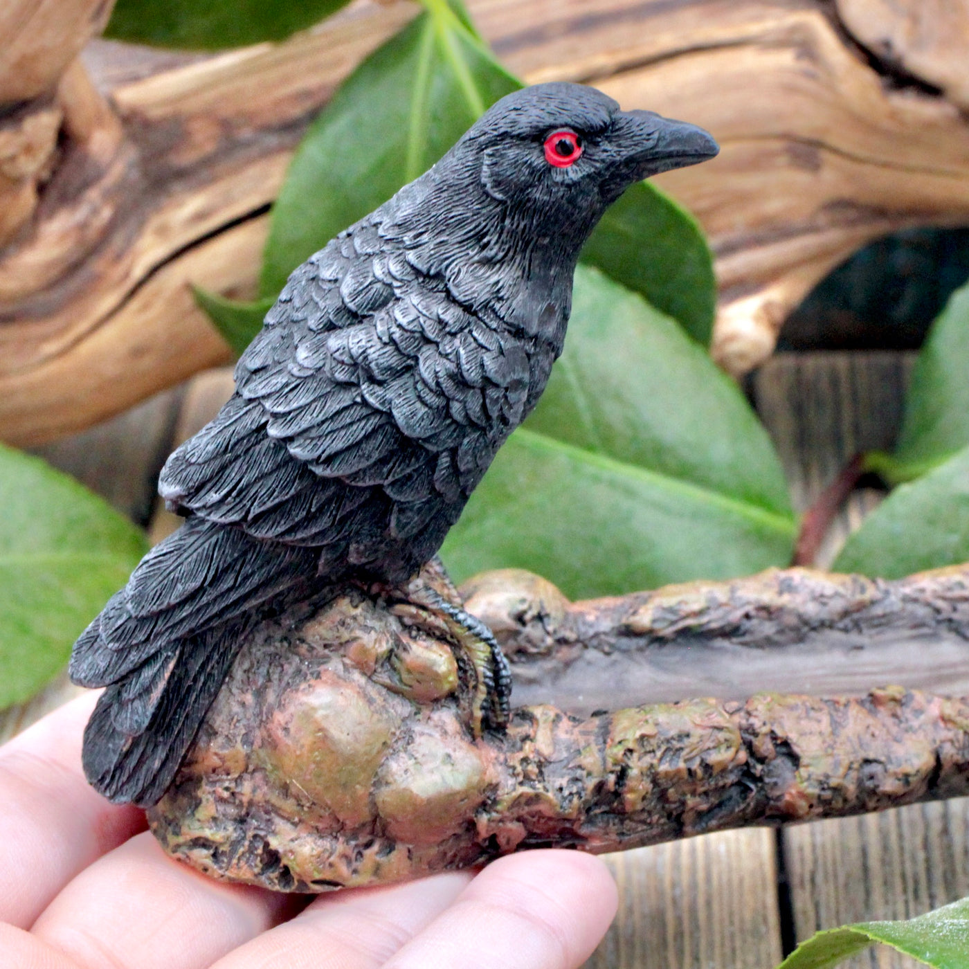 Raven Incense Holder