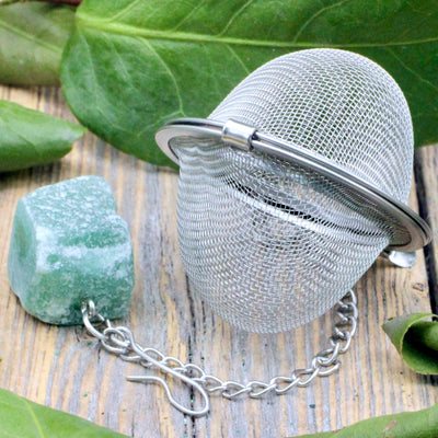 Green Aventurine Tea Steeper