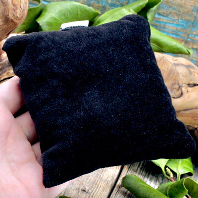 Square Black Velvet Pillow