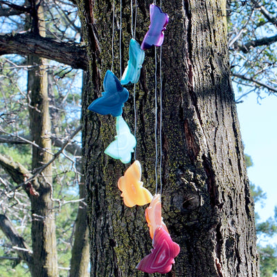 Agate Butterfly Windchime