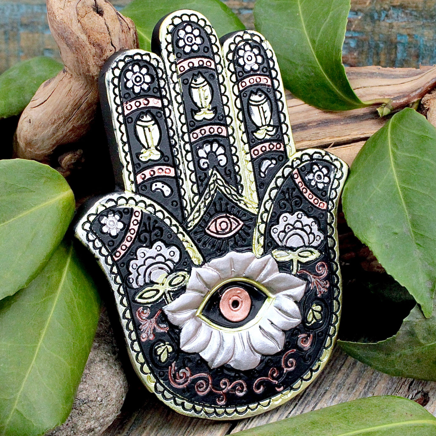 Hamsa Hand Incense Burner