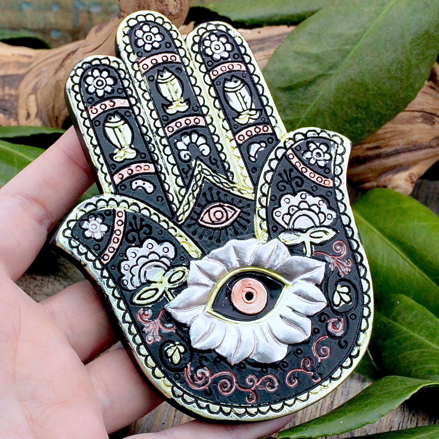 Hamsa Hand Incense Burner