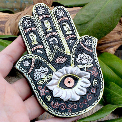 Hamsa Hand Incense Burner