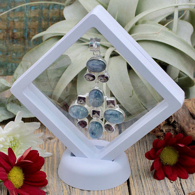 Multi-Stone Pendant in Frame