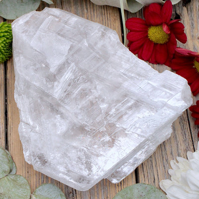 Utah Ice Selenite Rough Chunk