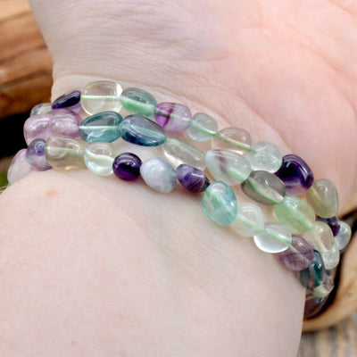 Fluorite Tumble Bracelet