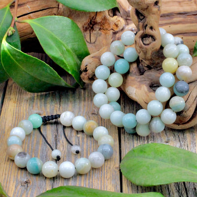 Amazonite Adjustable Bracelet - 10mm