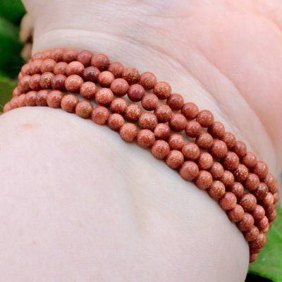 Goldstone Bracelet - 4mm