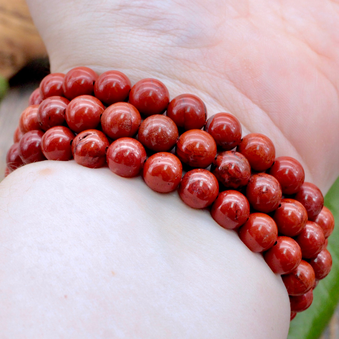 Red Jasper Bracelet - 8mm