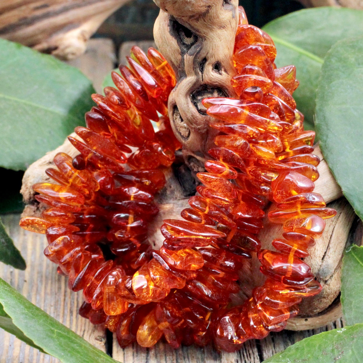 Amber Chip Bracelet