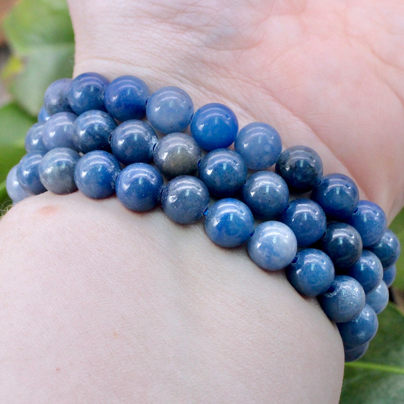 Blue Aventurine Bracelet - 8mm