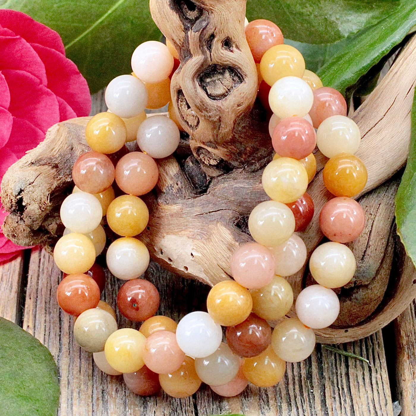 Yellow Jade Bracelet - 10mm