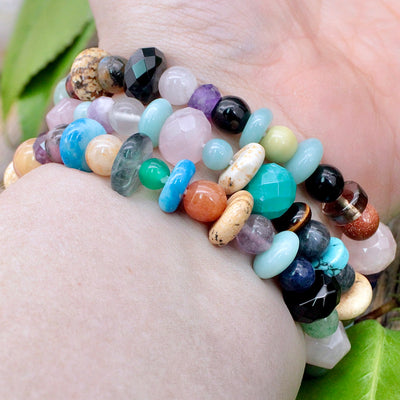 Sacred Stone Mixed Bead Bracelet - Medium