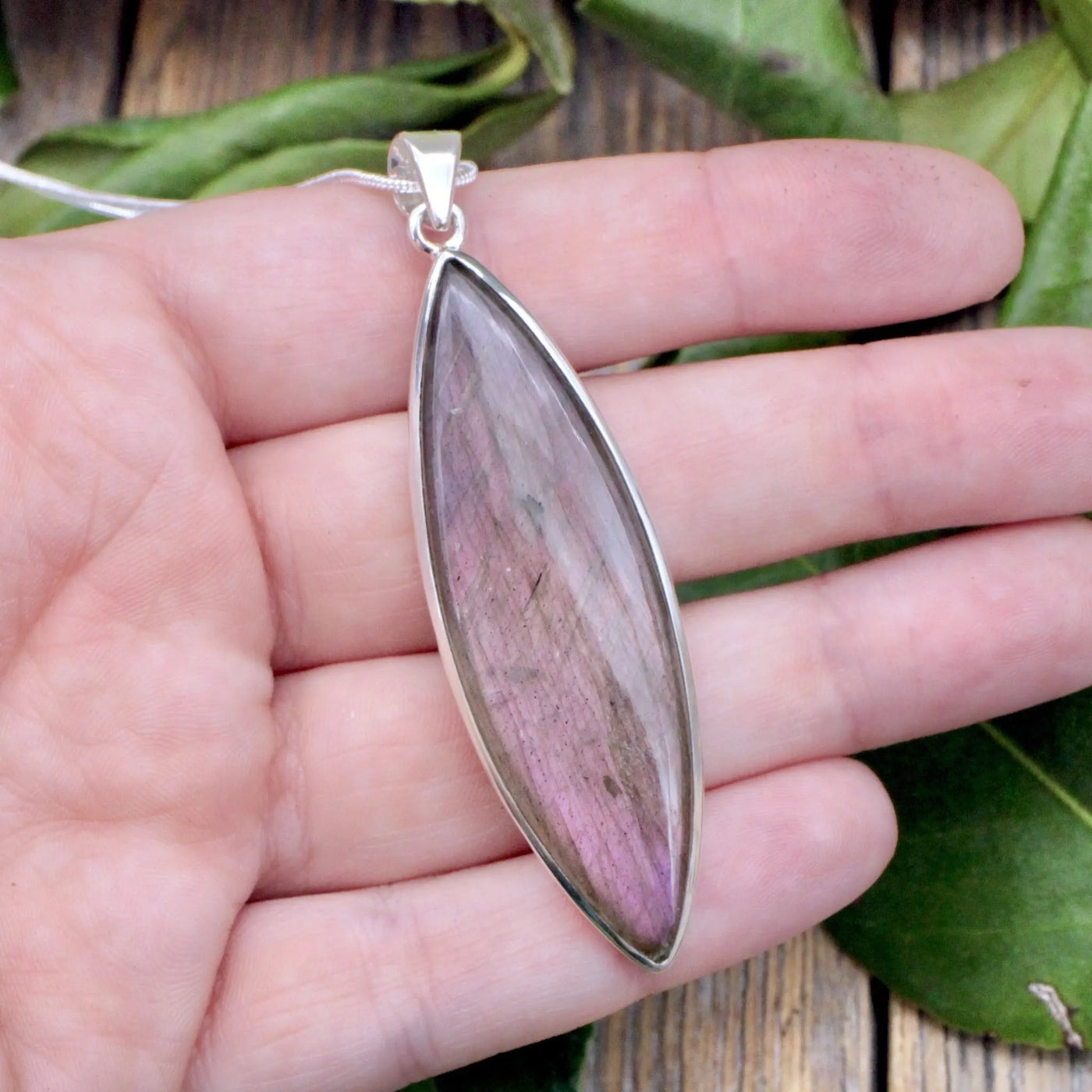 Labradorite Pendant - Sterling Silver