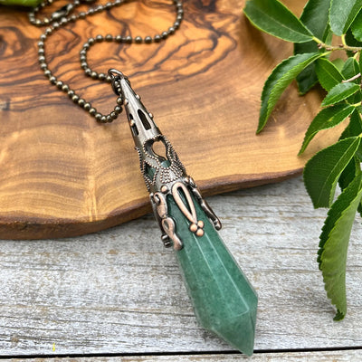 Long Crystal Drop Necklace