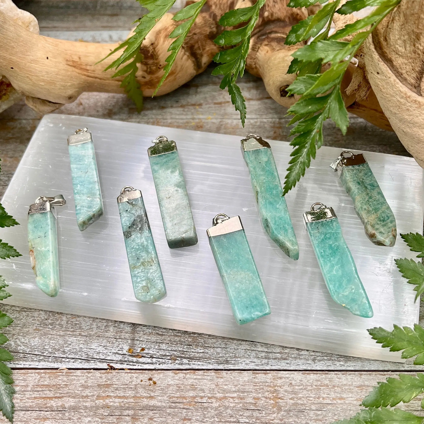 Amazonite Stick Pendant