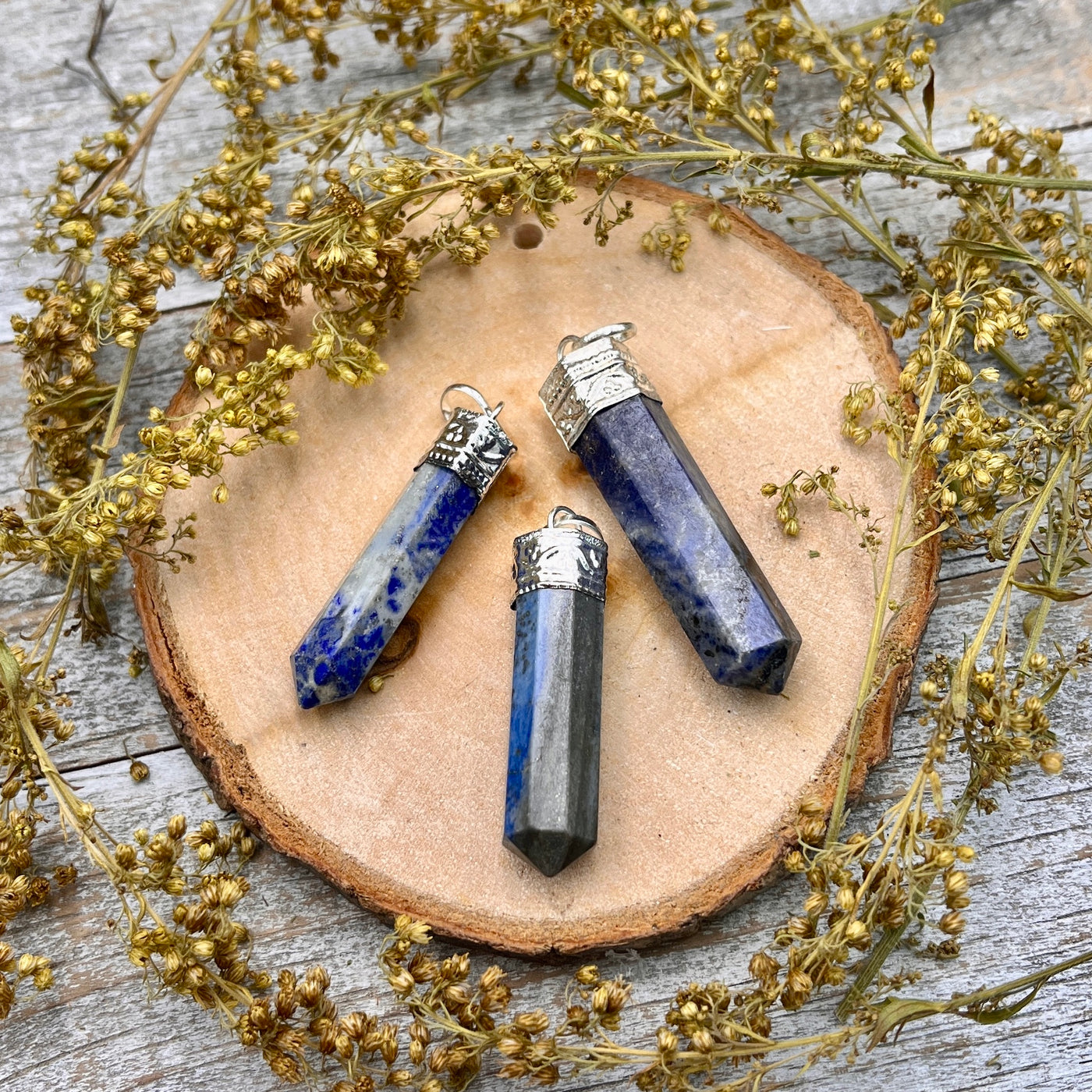 Sodalite Point Pendant