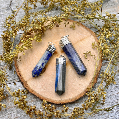 Sodalite Point Pendant