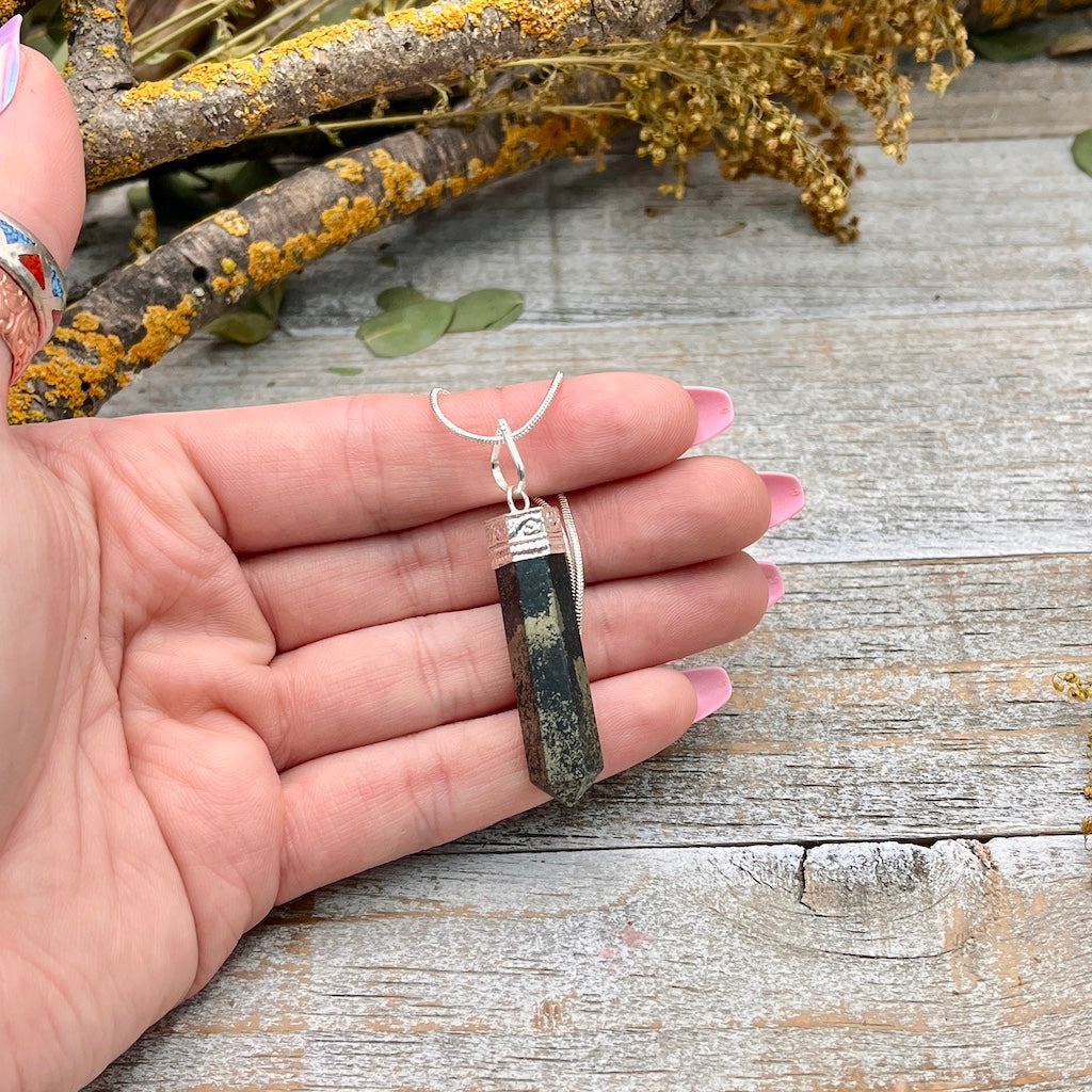 Pyrite Point Pendant