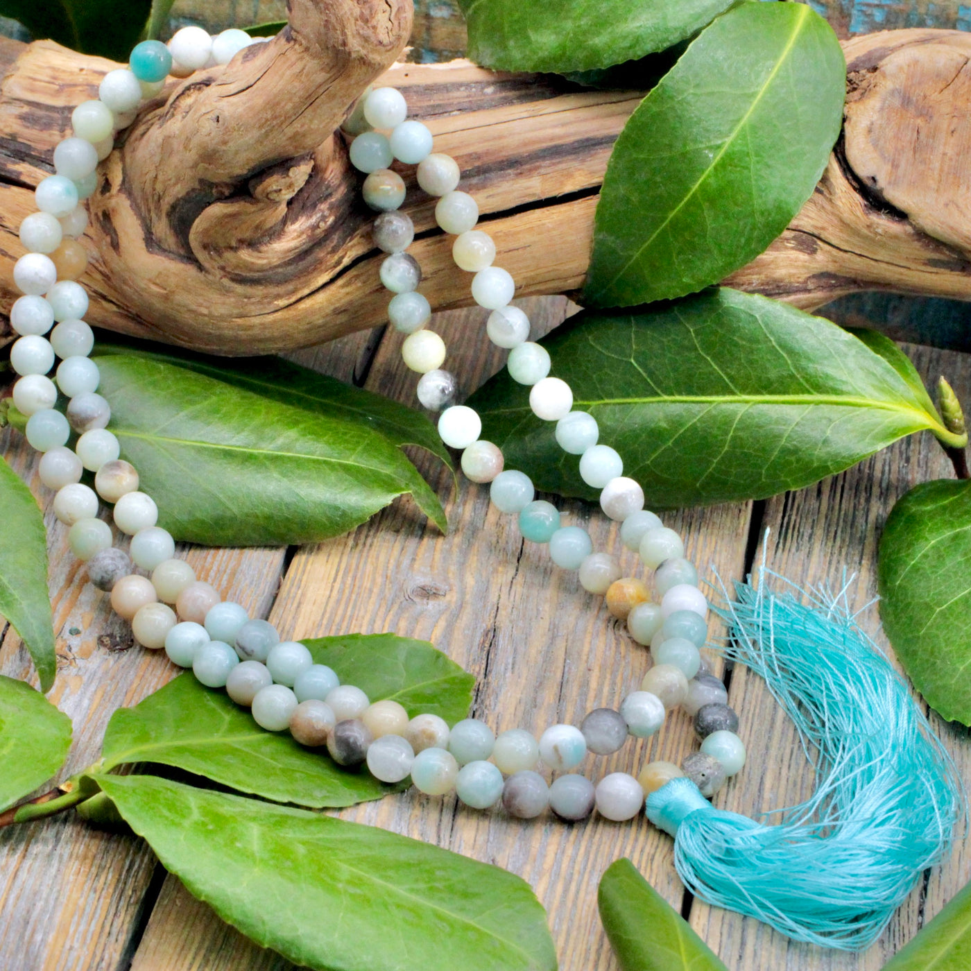 Amazonite Mala