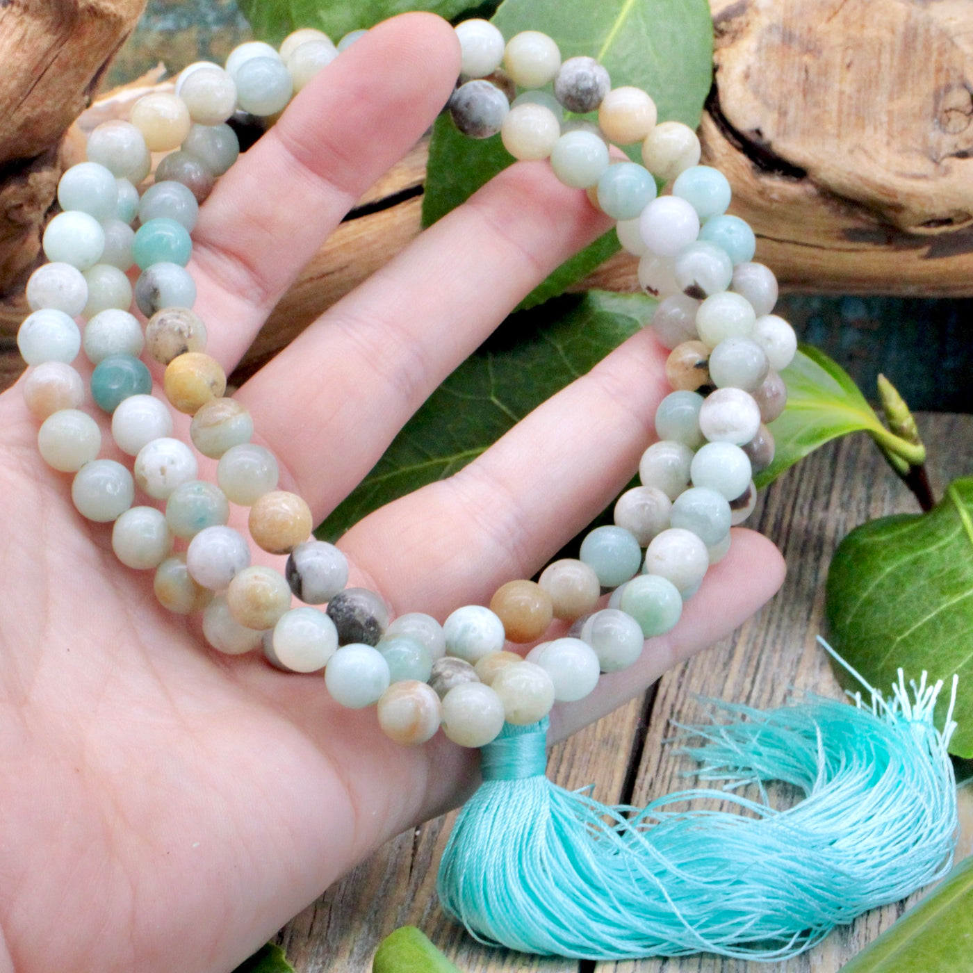 Amazonite Mala