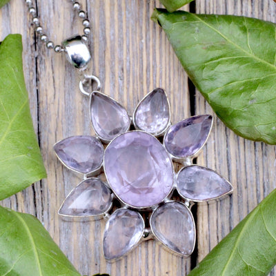 Chunky Flower Pendant