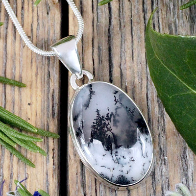 Dendritic Opal Pendant