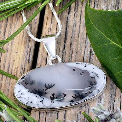 Dendritic Opal Pendant