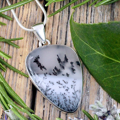 Dendritic Opal Pendant