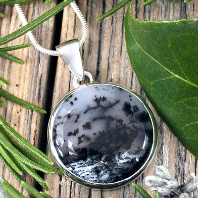 Dendritic Opal Pendant