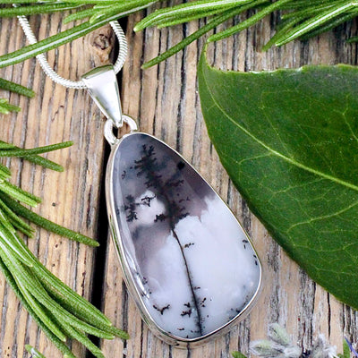 Dendritic Opal Pendant