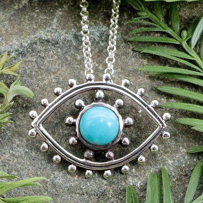 Turquoise Eye Pendant