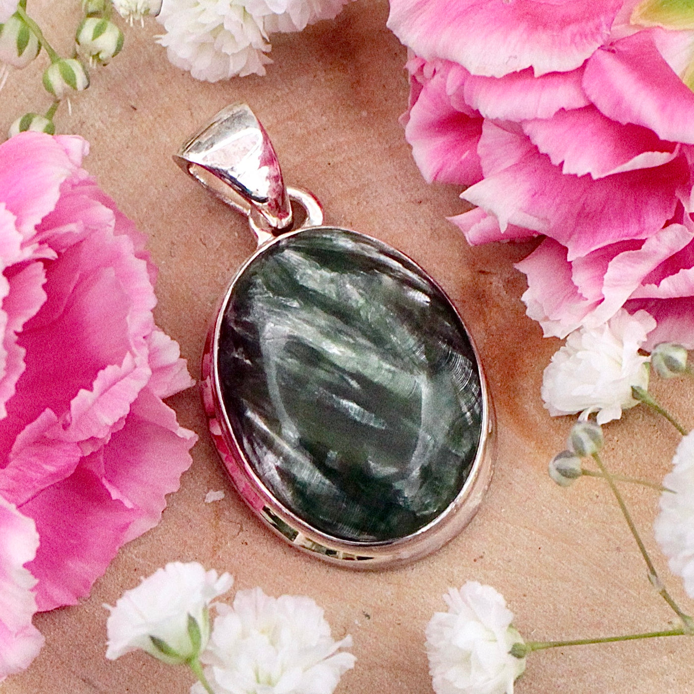 JN2545-Seraphinite-Pendant-Sterling-Silver-F