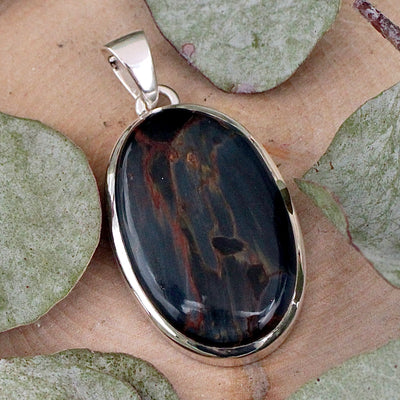 Pietersite Pendant - Sterling Silver