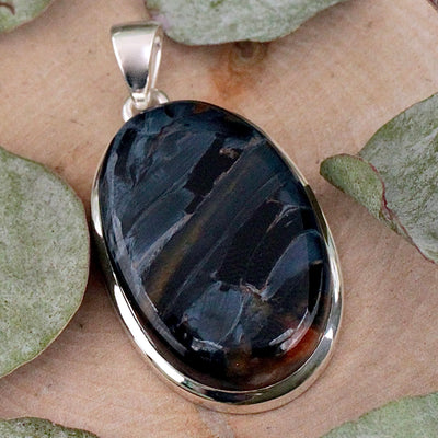 Pietersite Pendant - Sterling Silver