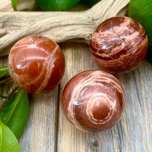 Red Jasper spheres