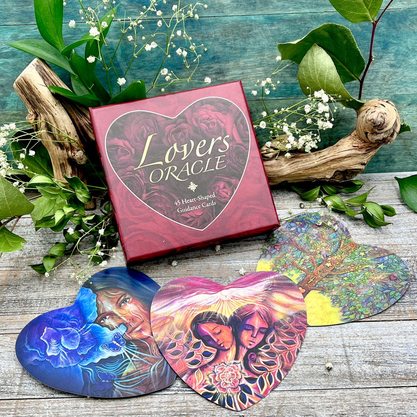 Lovers Oracle: Heart-Shaped Fortune Telling Cards